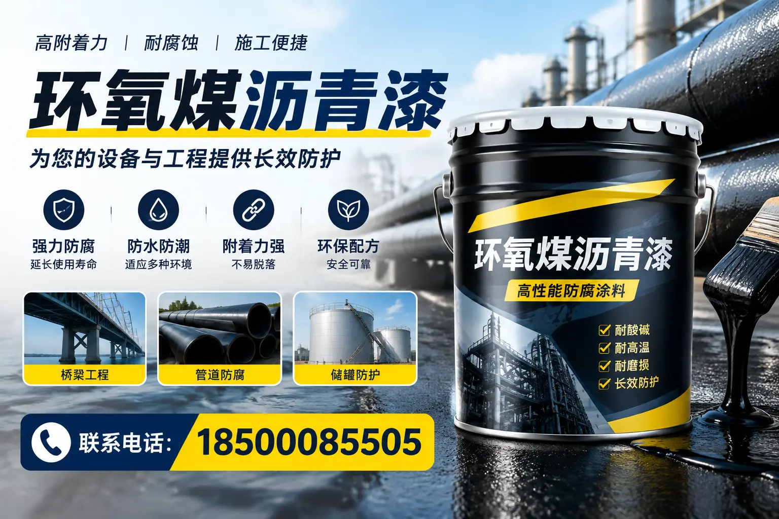 环氧煤沥青漆与其他涂料的对比分析，助力商丘企业决策